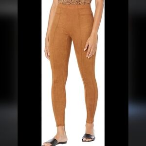 Spanx faux suede leggings size M